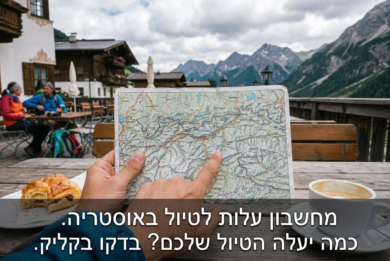 מחשבון עלות לטיול באוסטריה