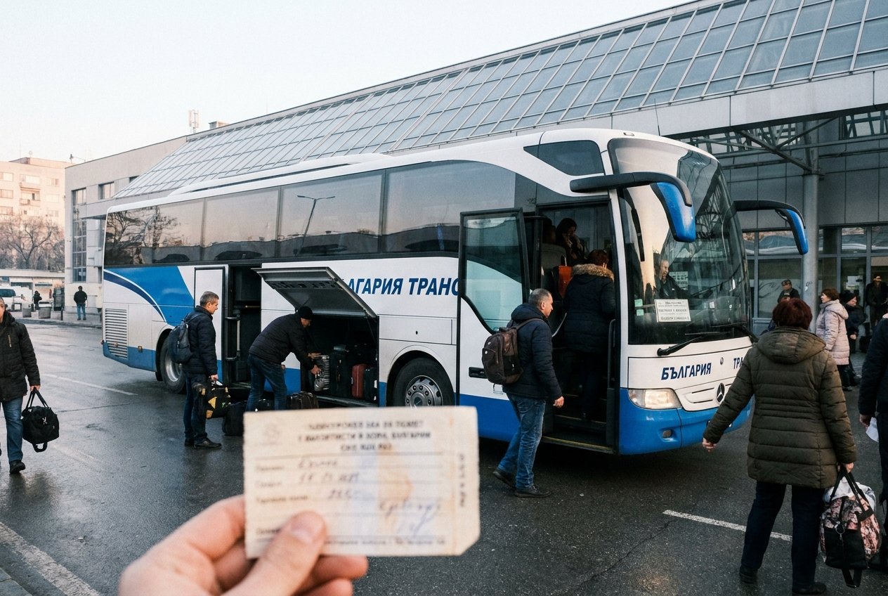 אוטובוסים ורכבות בבולגריה