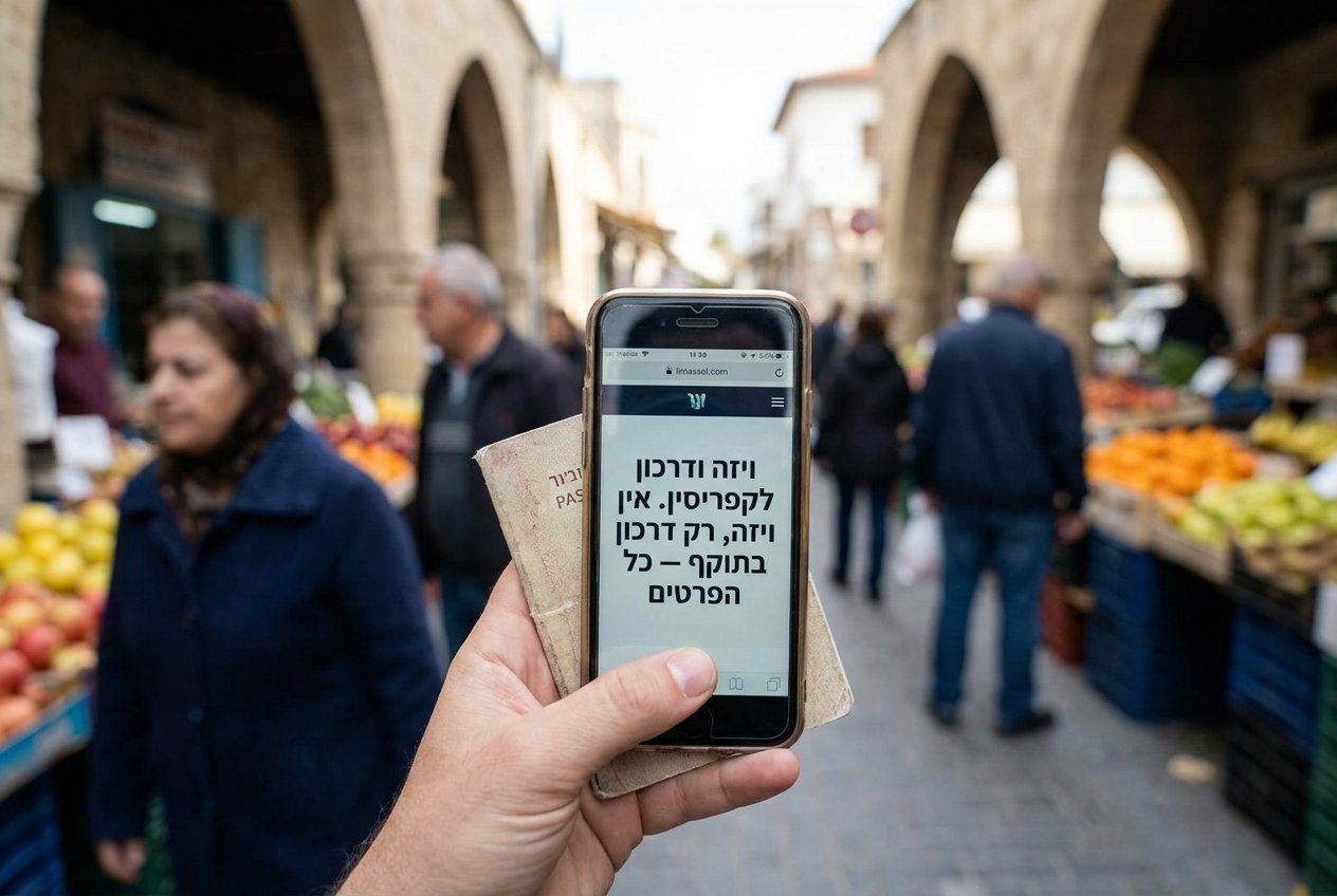 ויזה ודרכון לקפריסין
