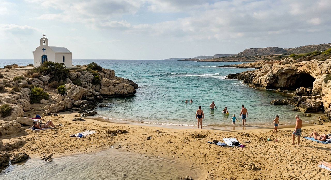 חוף אגיה תקלה (Agia Thekla)