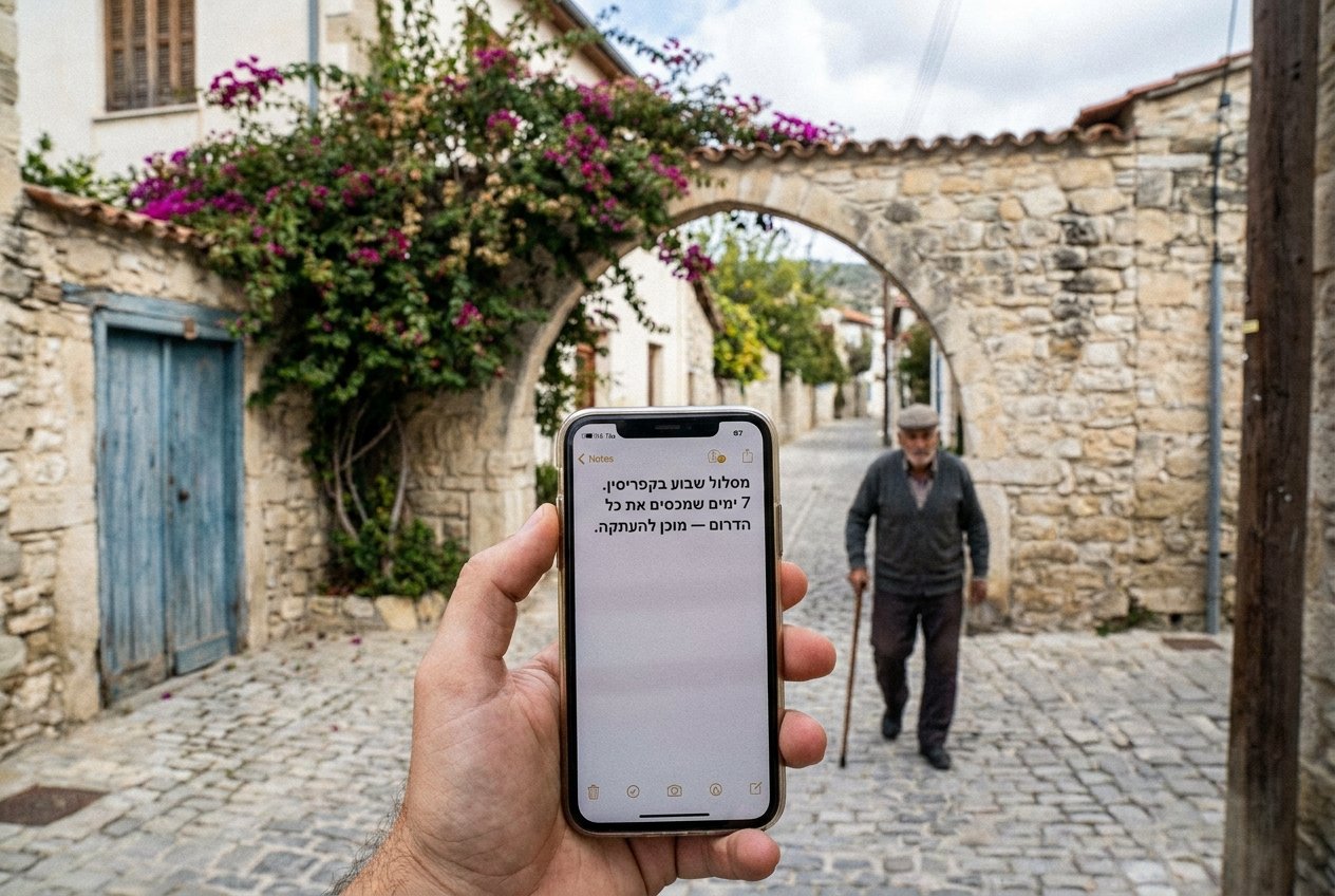 מסלול שבוע בקפריסין