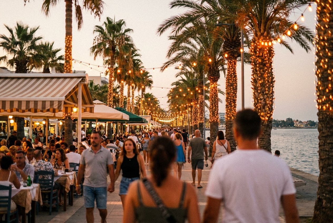 פיניקודס (Finikoudes Beach)