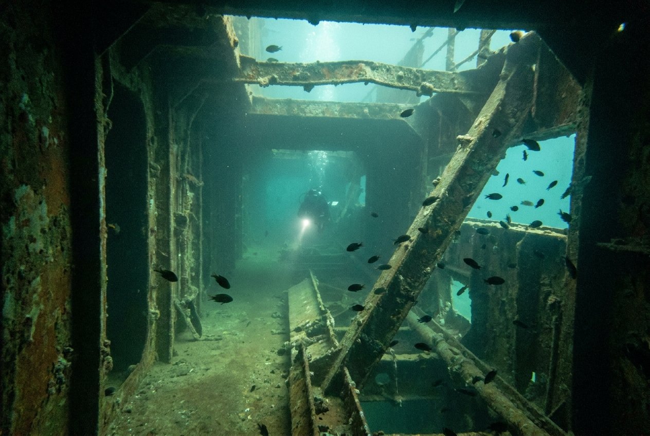 צלילה לזנוביה (Zenobia Wreck)