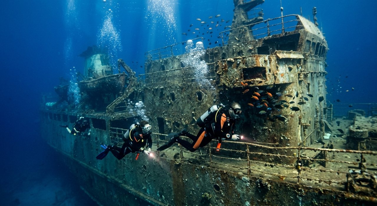 צלילה לזנוביה (Zenobia Wreck)