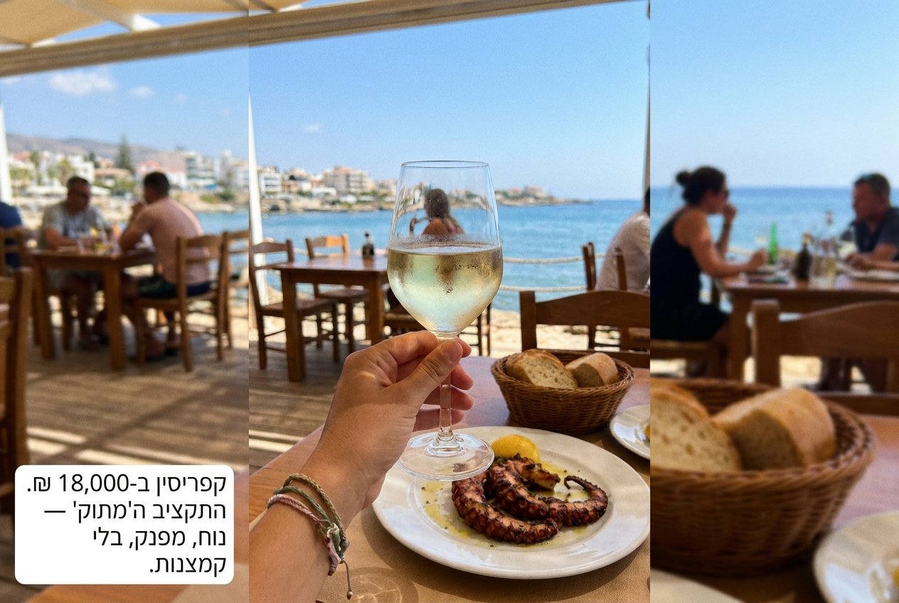 קפריסין ב-18,000 ₪
