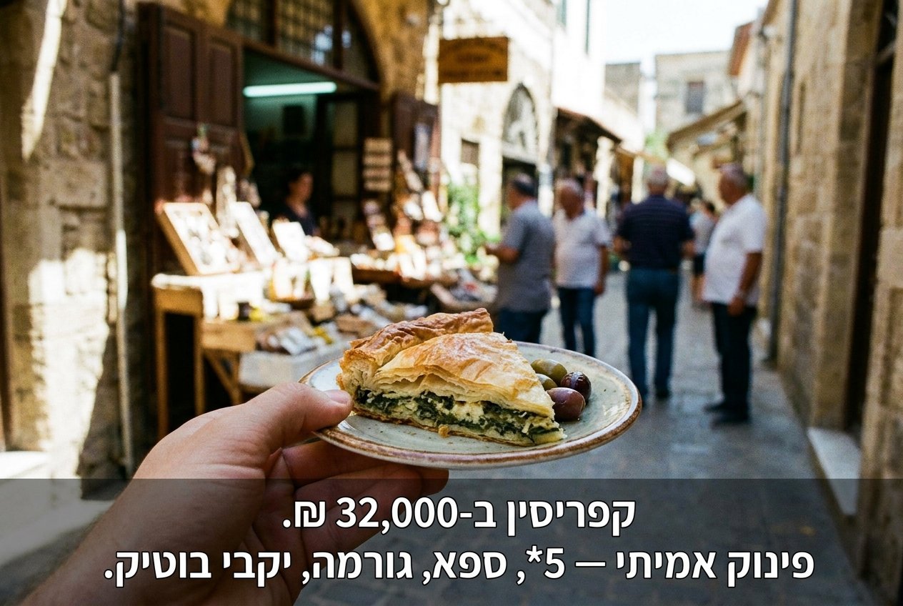 קפריסין ב-32,000 ₪
