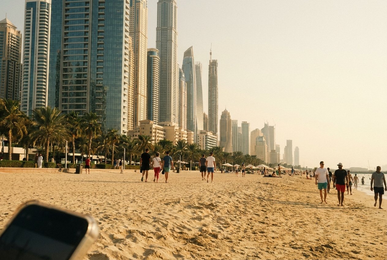JBR / גיביאר — חוף וטיילת על הים