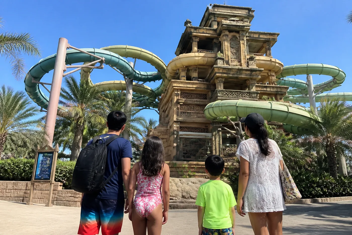Atlantis Aquaventure דובאי — 105 אטרקציות