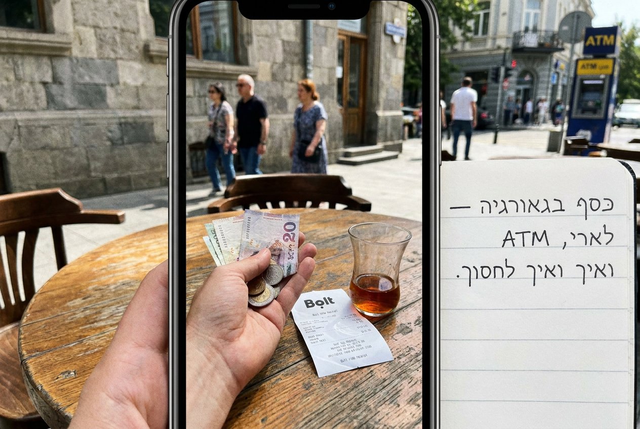 כסף בגאורגיה — לארי, ATM ואיך לחסוך