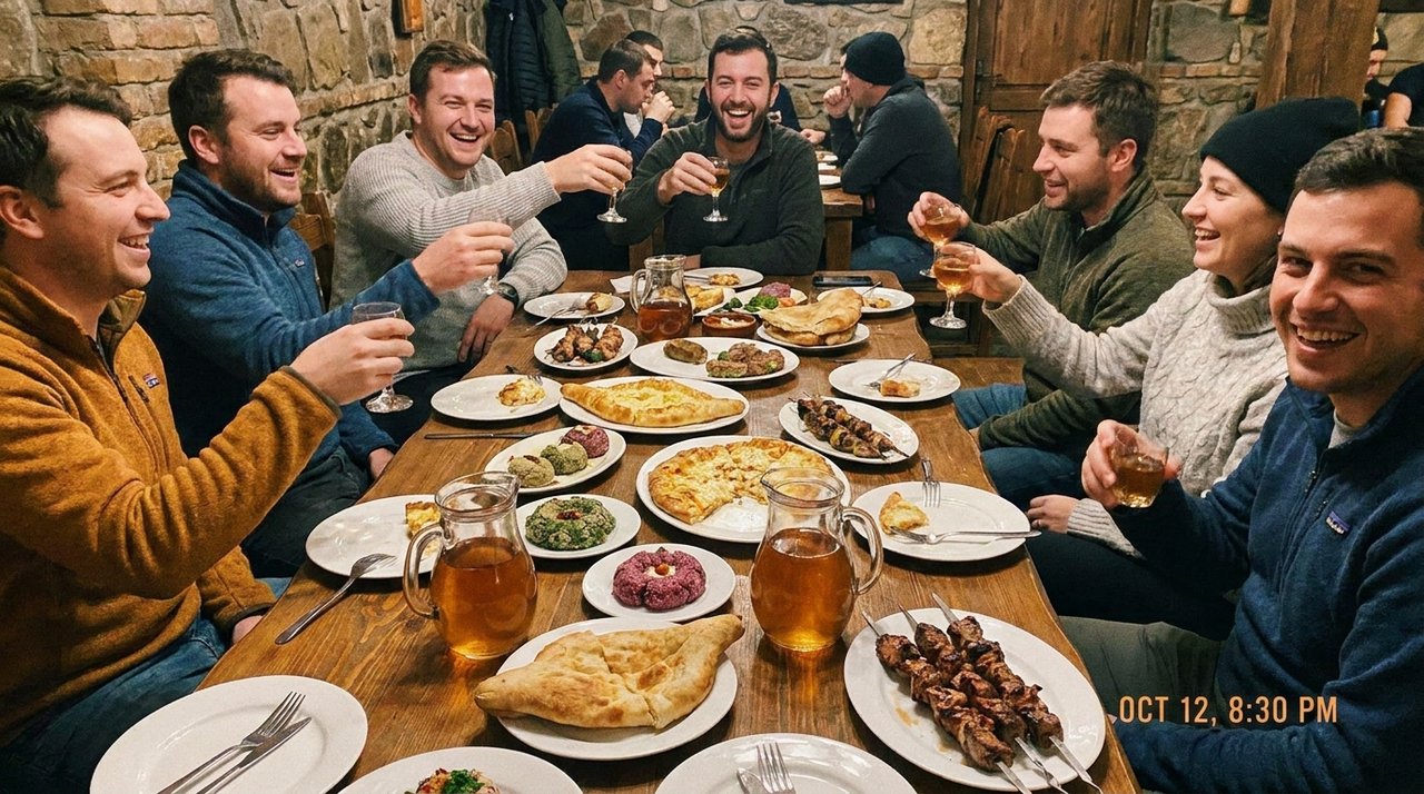 מנגל ושיפודים בגאורגיה — מצוודי