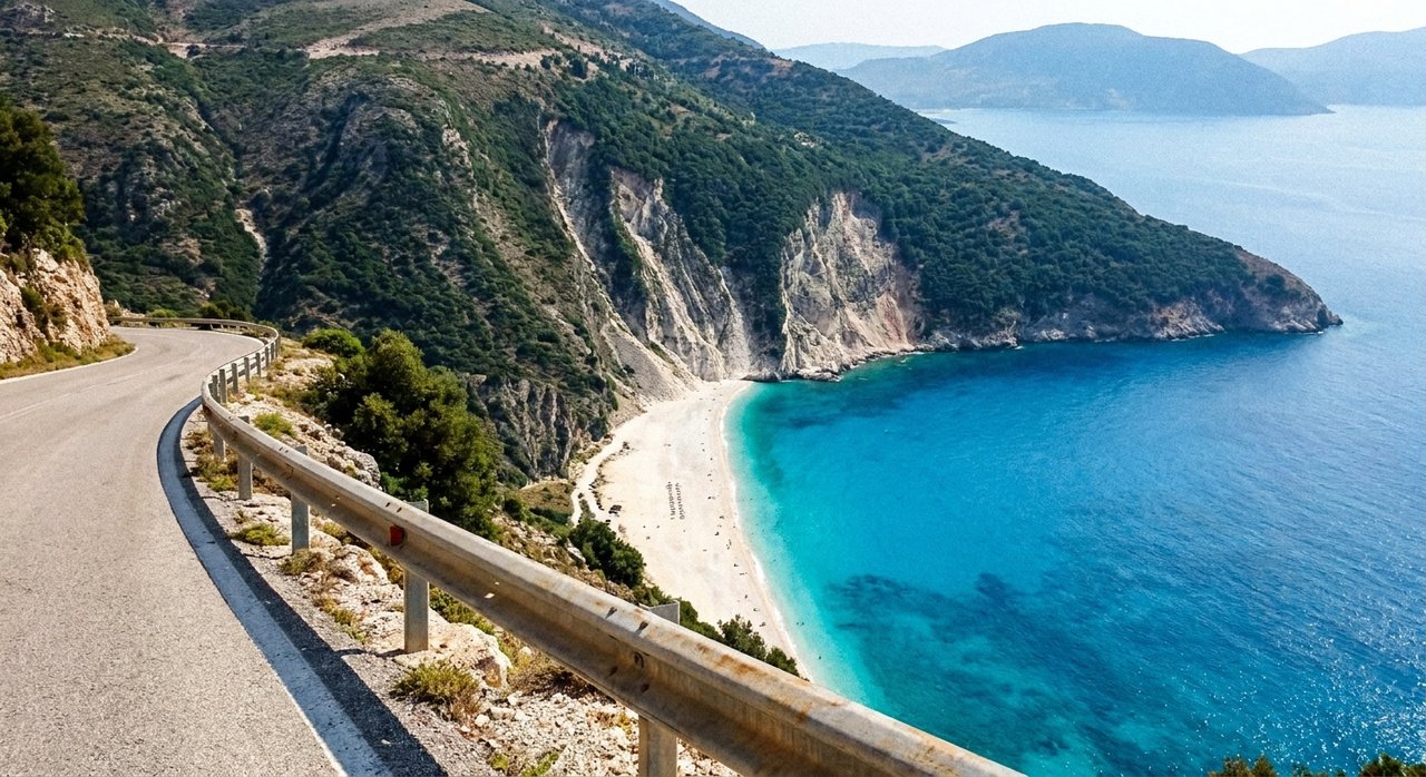 מירטוס (Myrtos Beach)