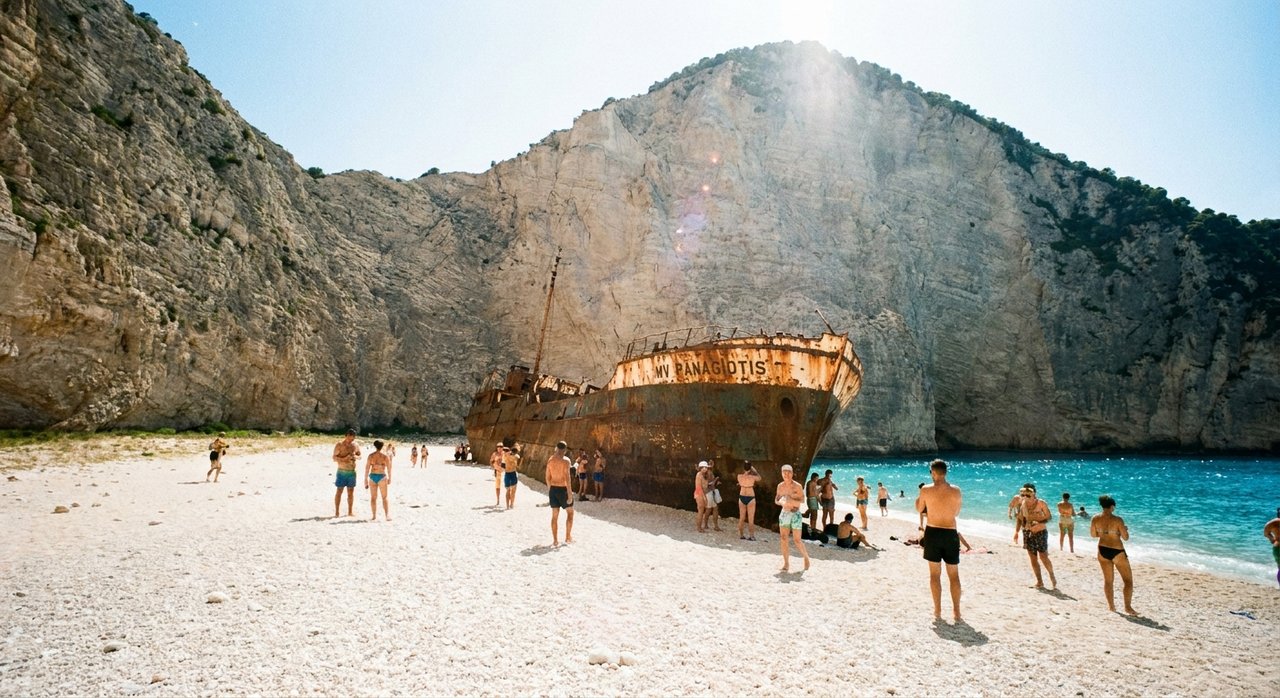 נאבאגיו (Navagio Beach)