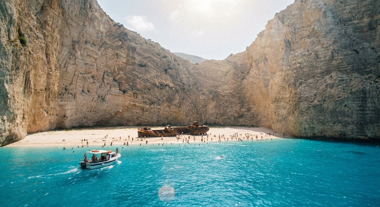 נאבאגיו (Navagio Beach)