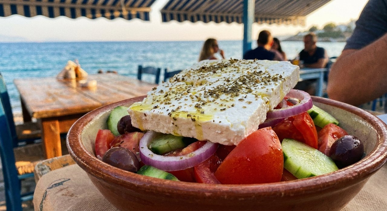 סלט יווני — חוריאטיקי האמיתי