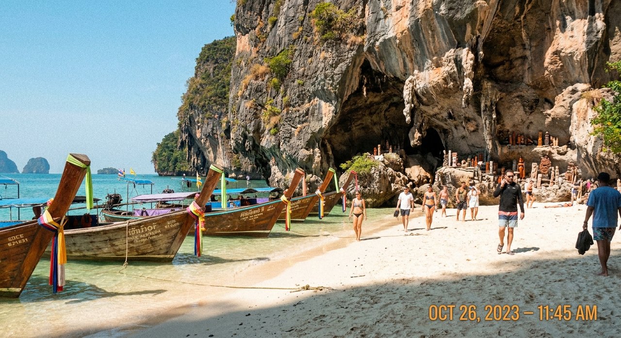 פרה נאנג (Phra Nang Beach)