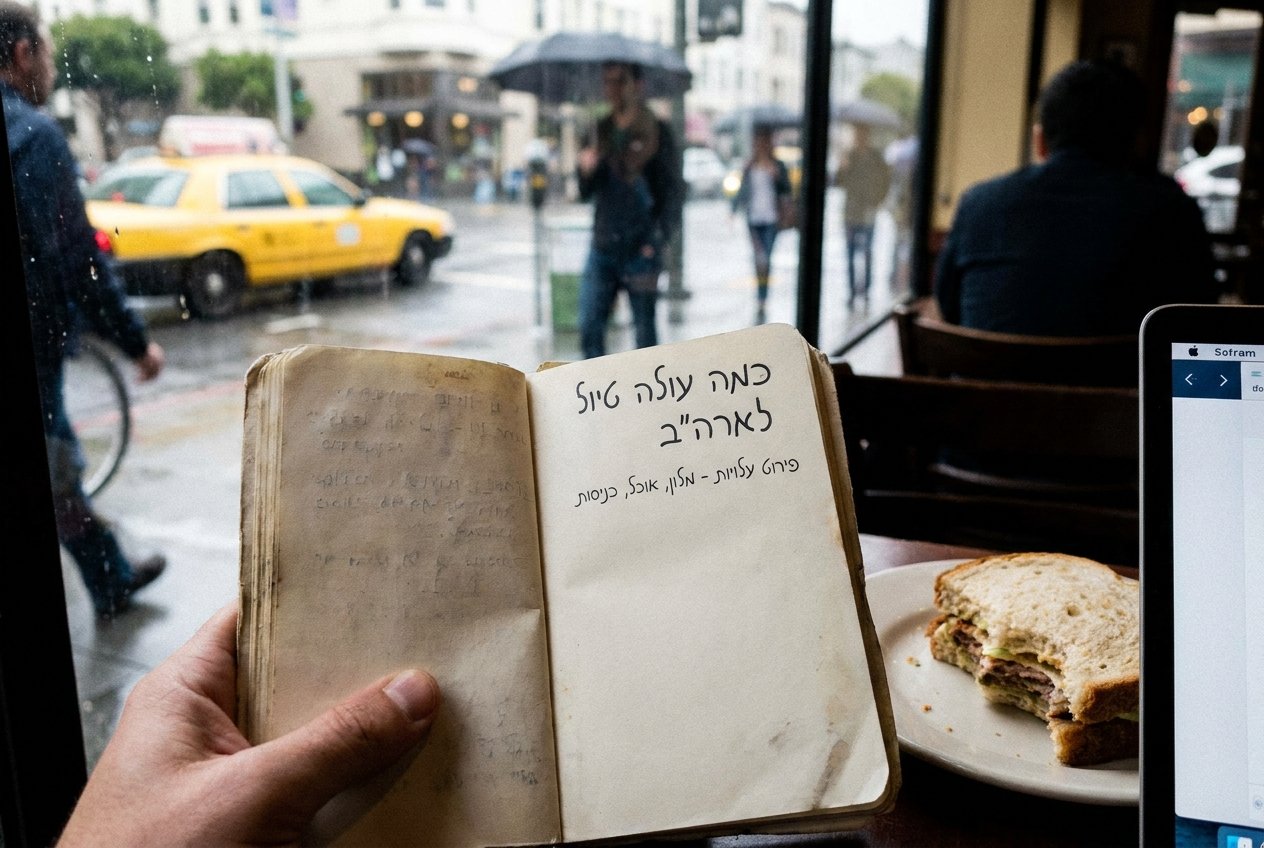 כמה עולה טיול לארה"ב?
