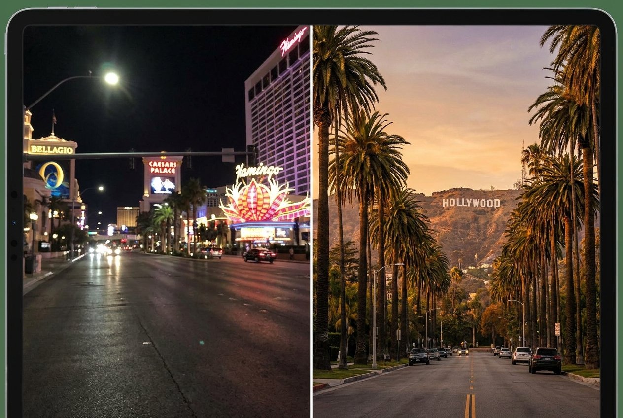 לאס וגאס או לוס אנג'לס?